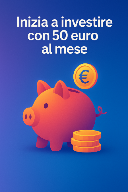Inizia a investire con solo 50 auro al mese